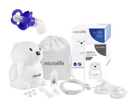 Inhalator MICROLIFE NEB400 MIŚ ZESTAW SMOCZEK DO INHALACJI ANNAFARM 3.jpg