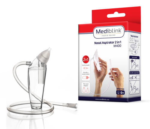 ASPIRATOR DO NOSA ODCIĄGACZ KATARU MEDIBLINK 2w1 M400